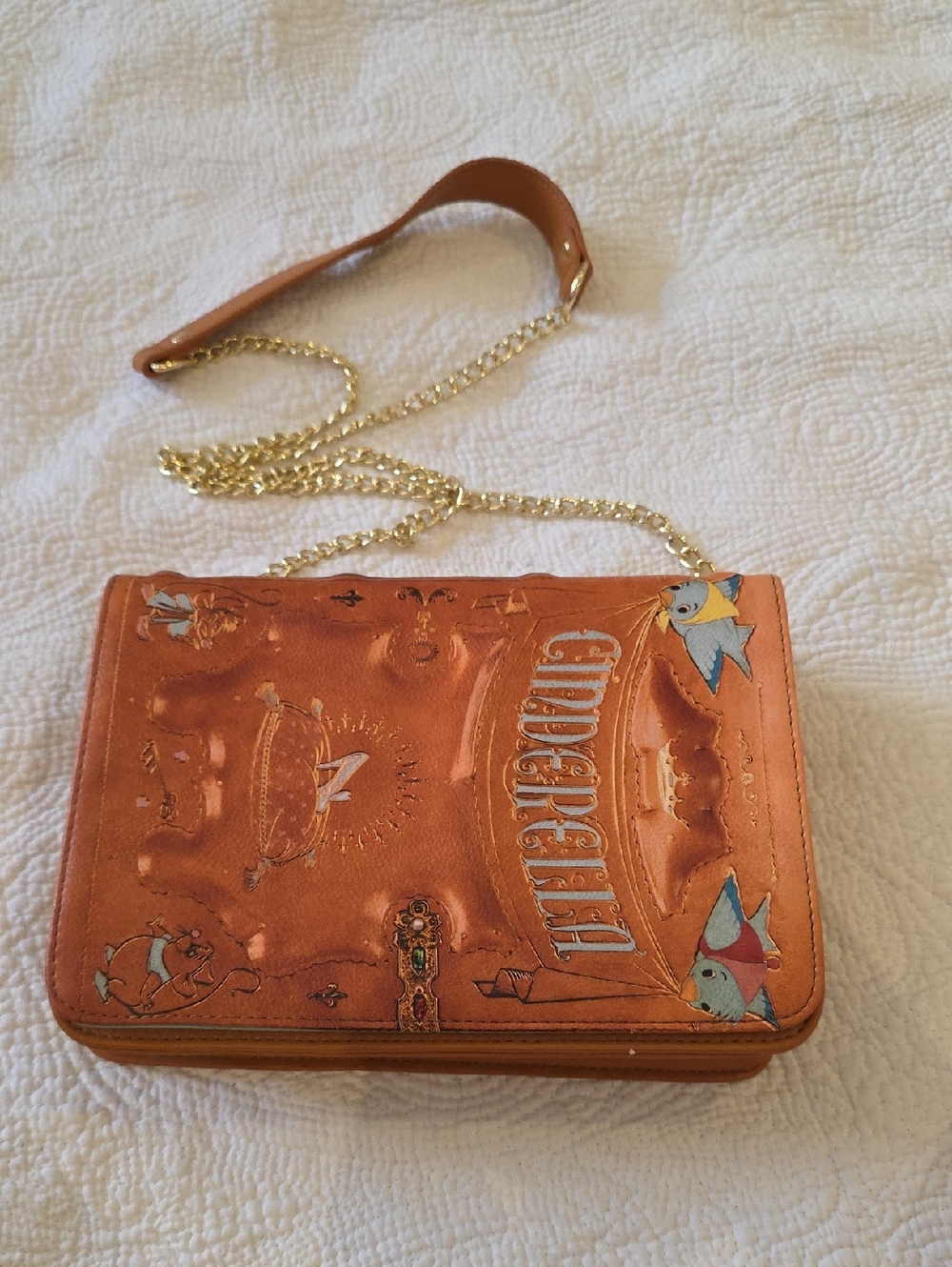 Loungefly Disney Cinderella Book Crossbody Purse
